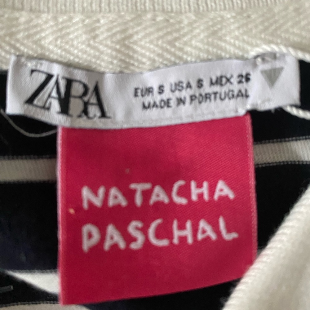NWT ZARA NATACHA PASCHAL STRIPED DRESS POLO BLOGGERS SMALL 🕶️ Host Pick - Picture 5 of 6